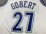 NBA 27 Gobert Timberwolves 2023-24 Classic Maillot blanc brodé